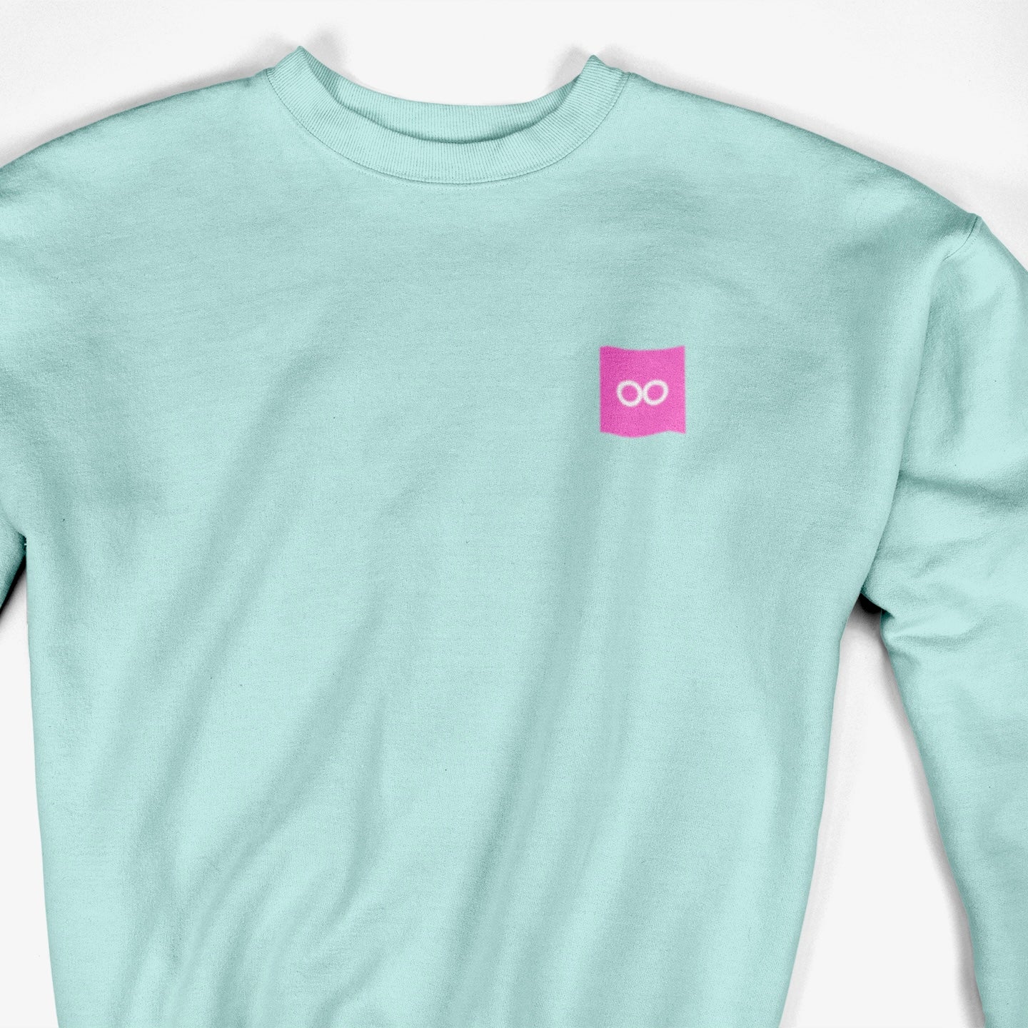 000176. SUDADERA GREEN MENTA ROSA UNISEX