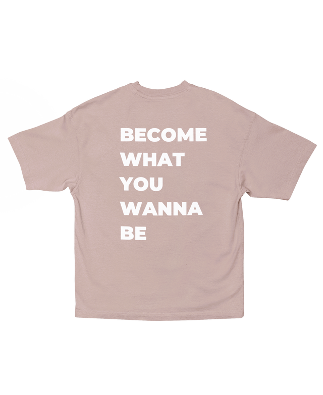 00013 Camiseta Oversize de Algodón para Estilo Urbano Rosa Crepúsculo