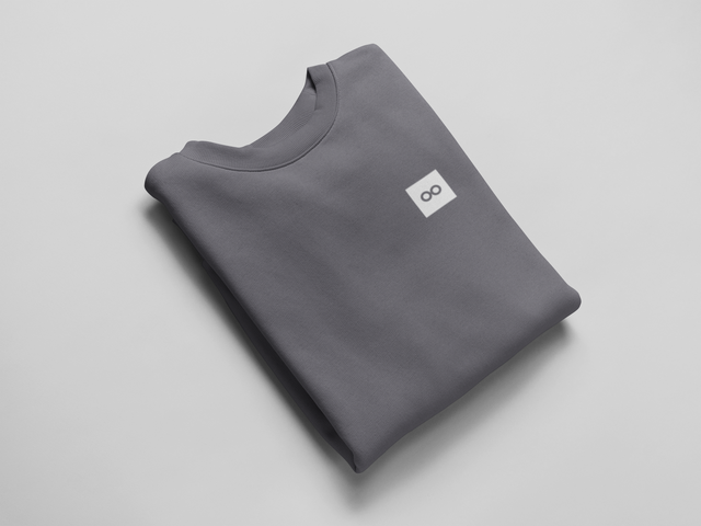 00011 Camiseta Oversize de Algodón para Estilo Urbano Gris oscuro