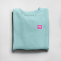 000176. SUDADERA GREEN MENTA ROSA UNISEX