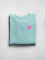 000176. SUDADERA GREEN MENTA ROSA UNISEX