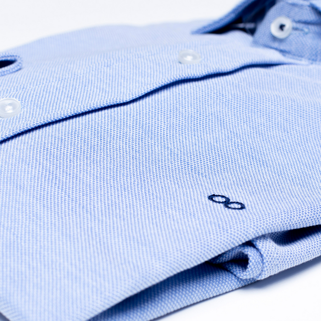 0034. Polo / Camisa PIQUE azul celeste