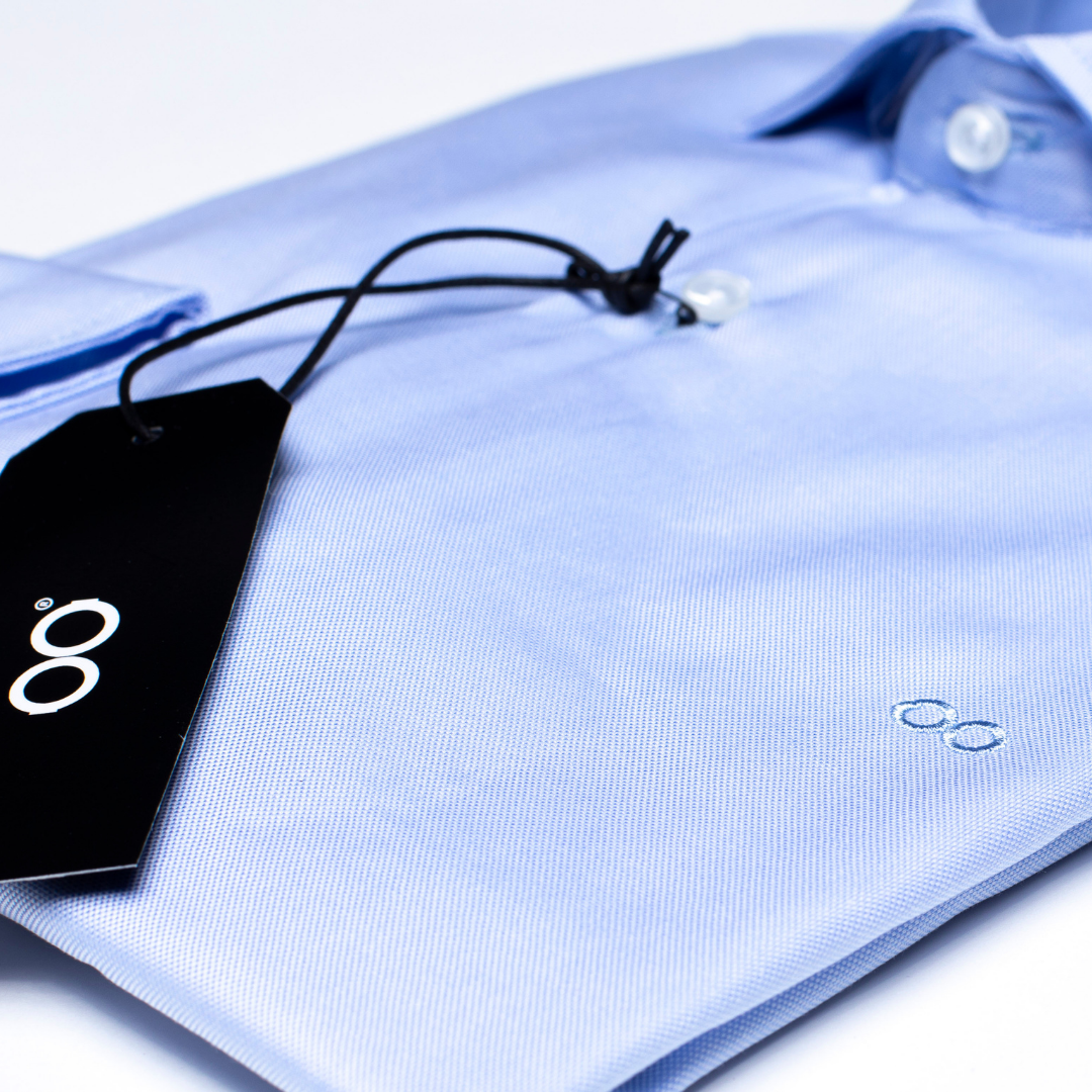 0055. Camisa PREMIUM NON IRON azul