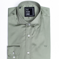 0053. Camisa SATEN STRECH verde