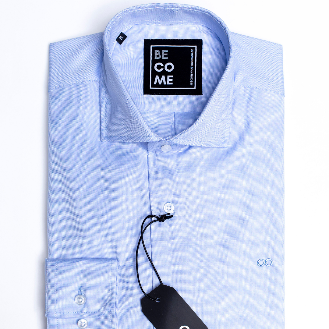 0055. Camisa PREMIUM NON IRON azul
