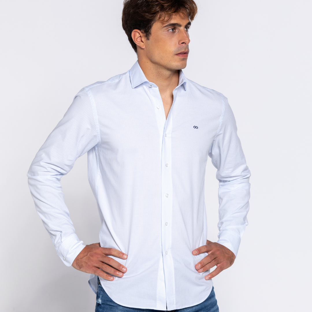 0051. Camisa OXFORD rayas