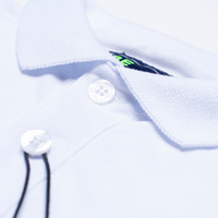 00019 POLO blanco con LOGO bordado