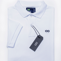 00019 POLO blanco con LOGO bordado