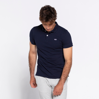 00018 Polo Become Azul Marino con logo bordado