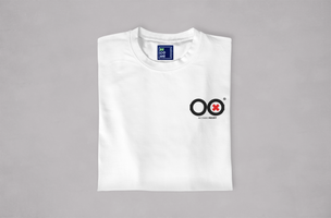 0041. Camiseta blanca de manga corta