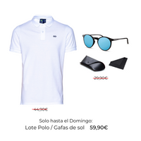 Lote Polo Blanco / Gafas de sol 59,90€