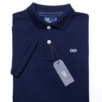 0030. Polo Become Azul Marino con logo bordado